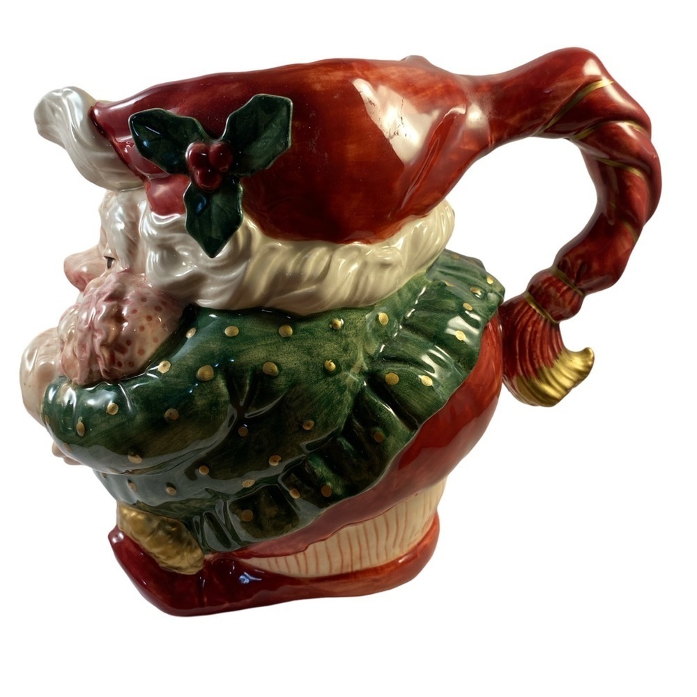 Fitz and Floyd Vintage Elf Pitcher - Picture 2 of 4